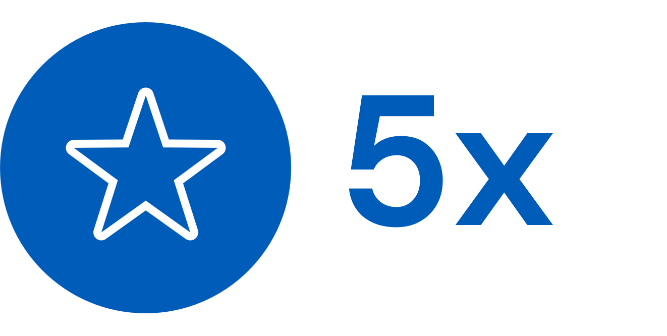5x